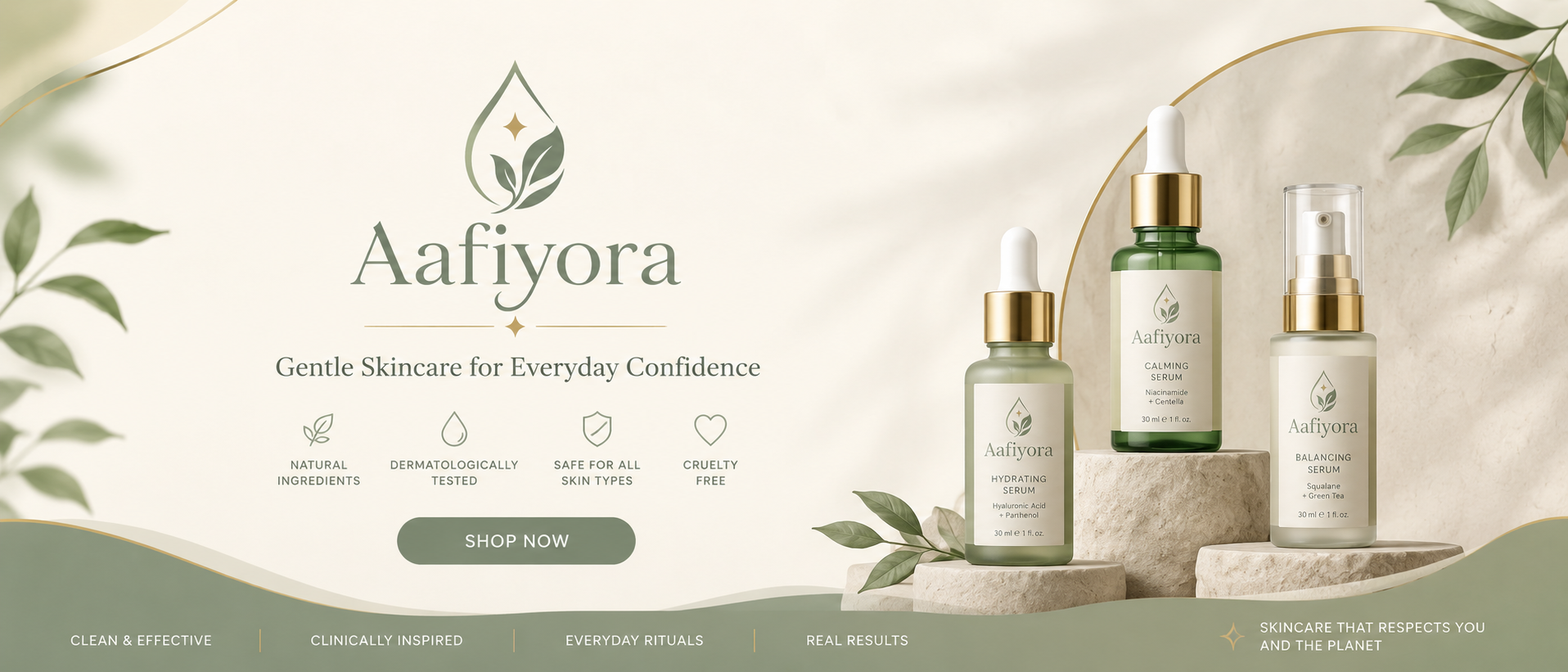 Aafiyora skincare collection